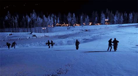 national lampoon gif|christmas vacation sledding gif.